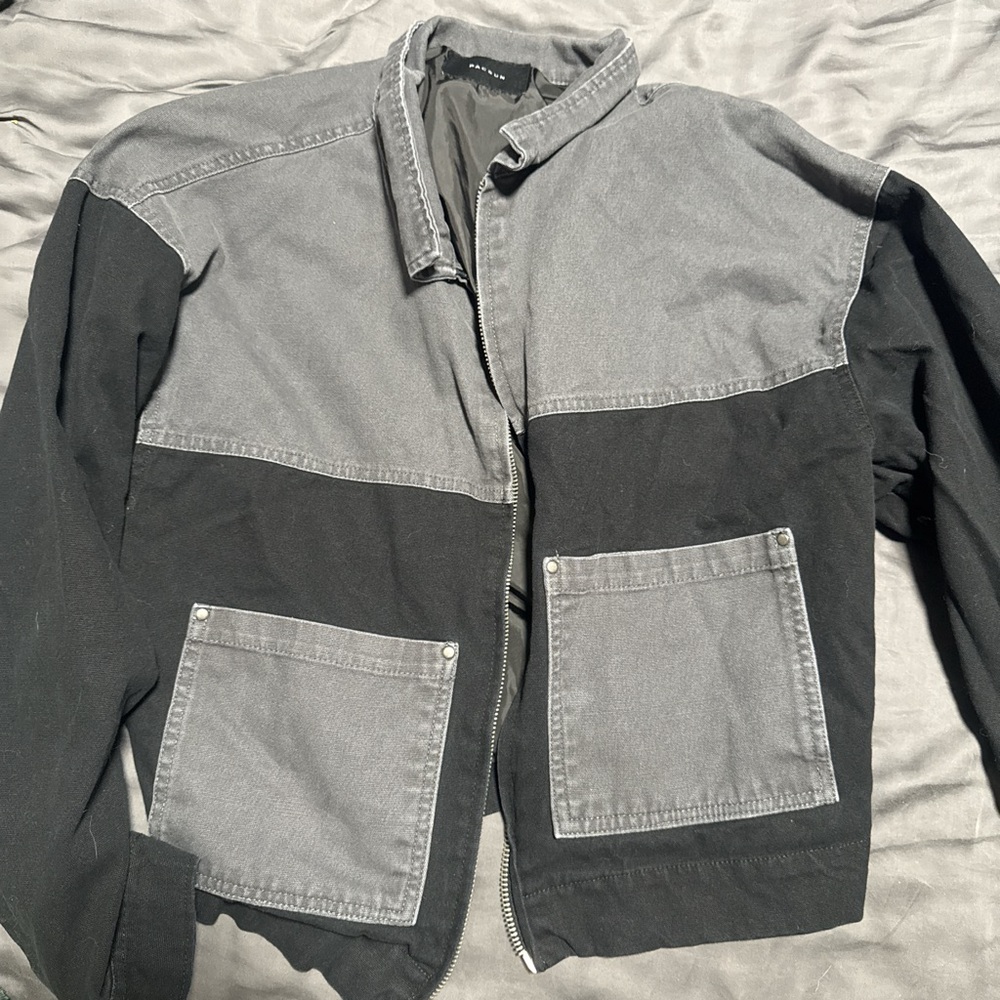 PacSun Gray and Black Men's Jacket